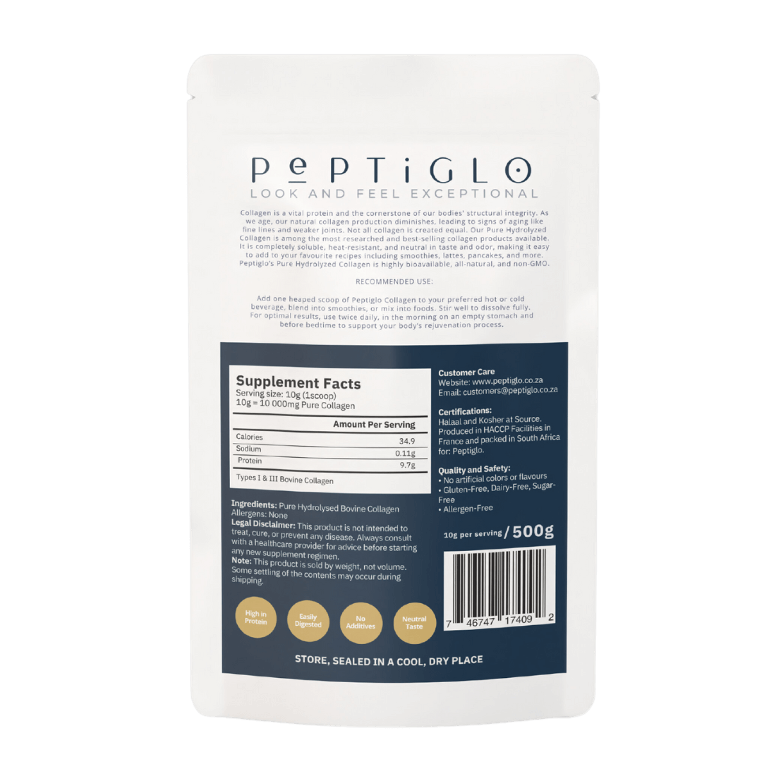 PeptiGlo Pure Collagen - Bovine Type I & III